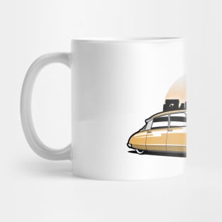 Yellow DS in Paris Drawing Mug